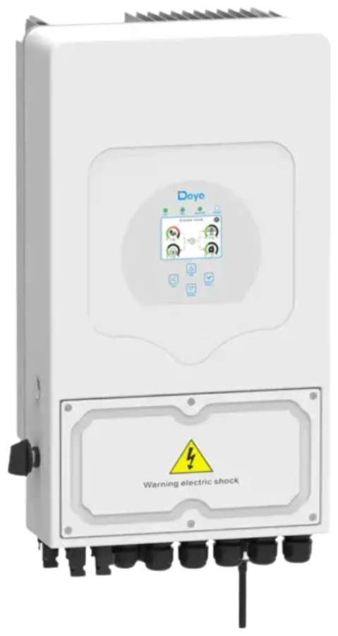 DEYE 6KW Inverter Υβριδικό Μονοφασικό SUN-6K-SG03LP1-EU με Οθόνη, 2 X MPPT, CT, WiFi, IP65 11529 DEYE 6KW Inverter Υβριδικό Μονοφασικό SUN-6K-SG03LP1-EU με Οθόνη, 2 X MPPT, CT, WiFi, IP65 11529