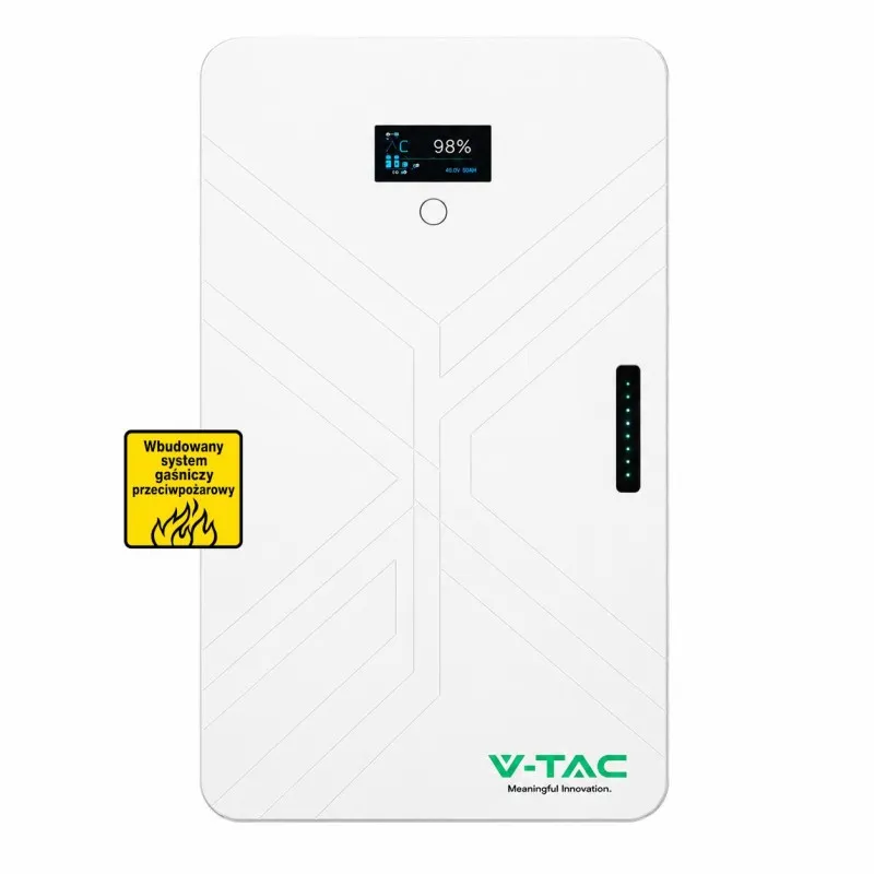 Η υπέρλεπτη (Ultra Thin) επιτοίχια μπαταρία λιθίου φωτοβολταϊκών V-TAC 14.33kWh (VT-14033) σε λευκό χρώμα Η υπέρλεπτη (Ultra Thin) επιτοίχια μπαταρία λιθίου φωτοβολταϊκών V-TAC 14.33kWh (VT-14033) σε λευκό χρώμα