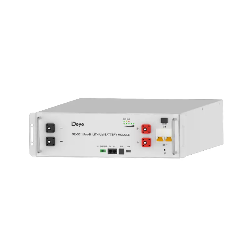 Μπαταρία λιθίου Deye SE-G5.1 Pro-B 5,12kWh LiFePO4 51,2V 100Ah Μπαταρία λιθίου Deye SE-G5.1 Pro-B 5,12kWh LiFePO4 51,2V 100Ah