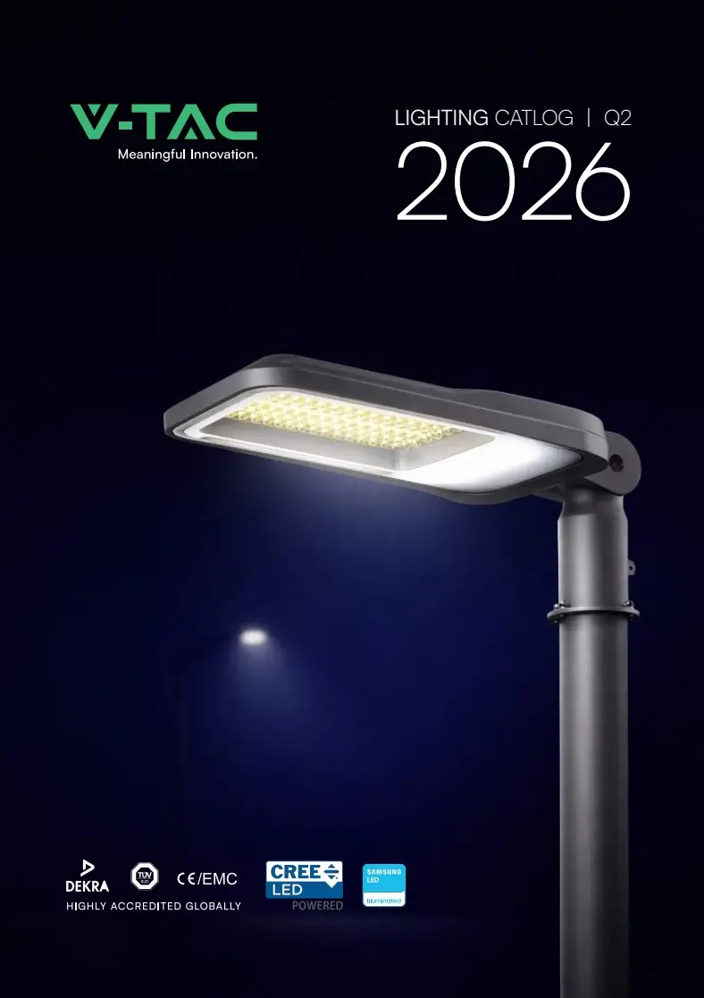 Κατάλογος Φωτισμού V-TAC 2026
