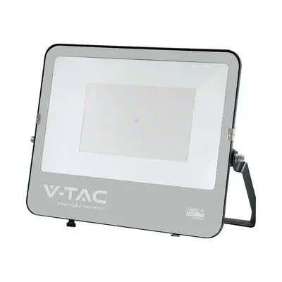 V-TAC - Faro Slim LED SMD Chip CREE 200W 135LM\/W Καλώδιο 1μ Μαύρο 6500K IP65 232216
