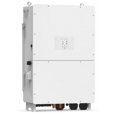 Υβριδικός inverter 125kW Deye SUN-125K-SG02HP3-EU-GM10 τριφασικός HV λευκό IP65