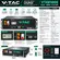 V-TAC Σύστημα Αποθήκευσης Ενέργειας LiFePO4 τύπου rack 5.12KWh 51.2V 100Ah με Οθόνη, BMS 100A, CEI-021 11377